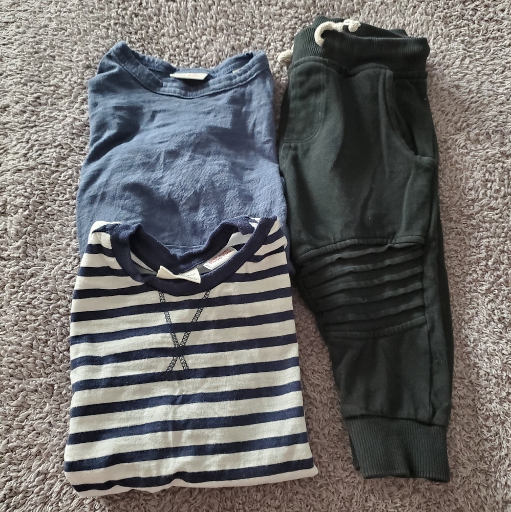 Zara Shirt and Joggers Bundle